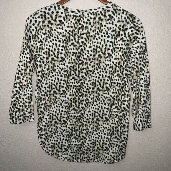 NWT Tommy Bahama Ashby Isles Lagoon Leopard Top size XS - Picture 8 of 8